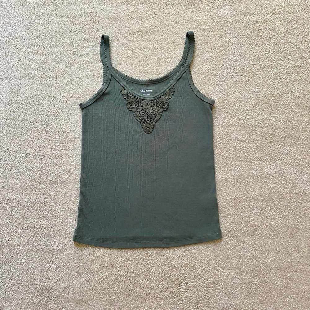 Old Navy Camisole Tank Top with Lace Detail